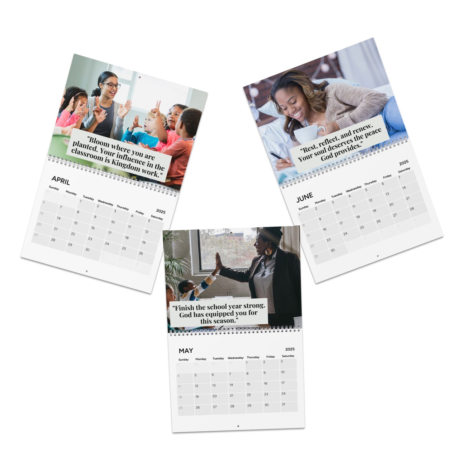 2025 Inspirational Teacher Calendar