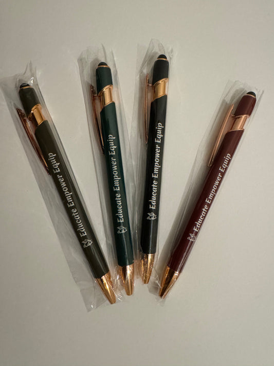 Educate Empower Equip Stylus Pen